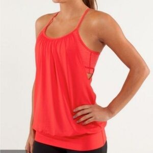 Lululemon No Limits Red Tank